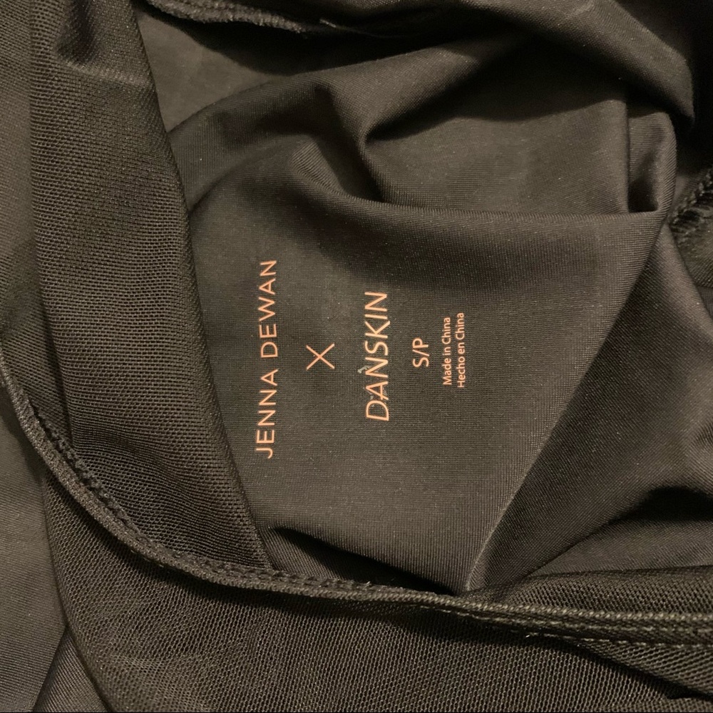 Danskin X Jenna Dewan Black Camisole Biketard Sz S - Picture 4 of 4
